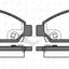 Front Bendix 4Wd Brake Pads And Disc Rotors For Holden Rodeo Ra 3.5 V6 03-05 Kit