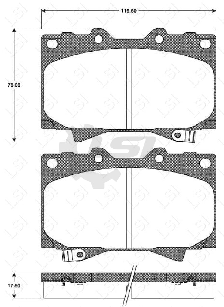 Front Bendix 4Wd Brake Pads And Disc Rotors For Landcruiser 70 Hzj Fzj Hdj 99-06 Kit