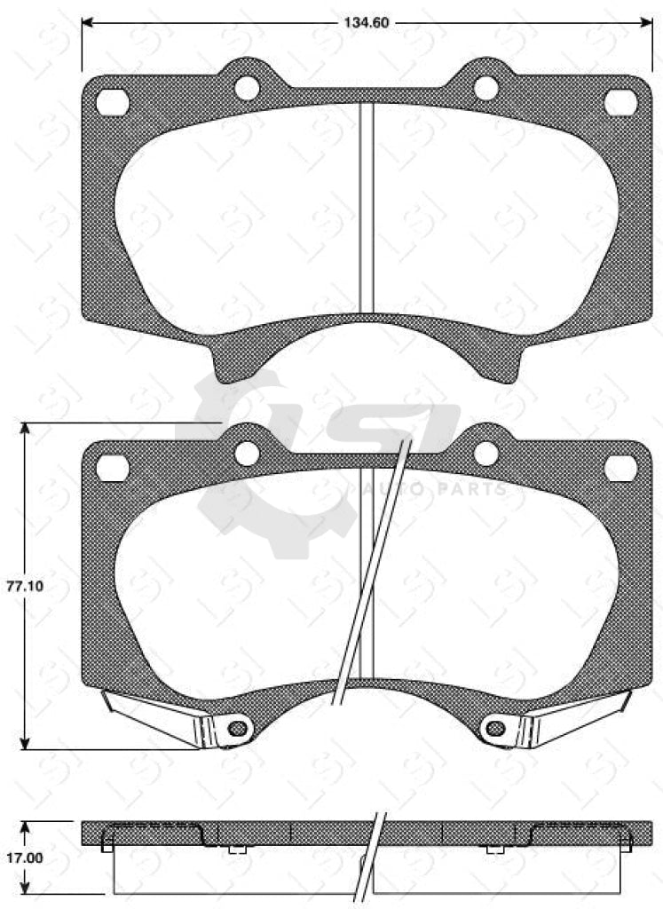 Front Bendix 4Wd Brake Pads & Discs For Prado Kdj150 Kdj155 Grj150 Gdj150 09-18 Disc Kit