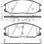 Front Bendix Brake Pads And Disc Rotors Set For Hyundai Santa Fe Sm 2000-2006 Kit