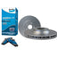 Front Bendix Brake Pads And Disc Rotors Set For Mazda 2 De 2007 - Kit