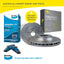 Front Bendix Brake Pads And Disc Rotors Set For Toyota Prius V 1.8 Zvw40R 12-18 Kit