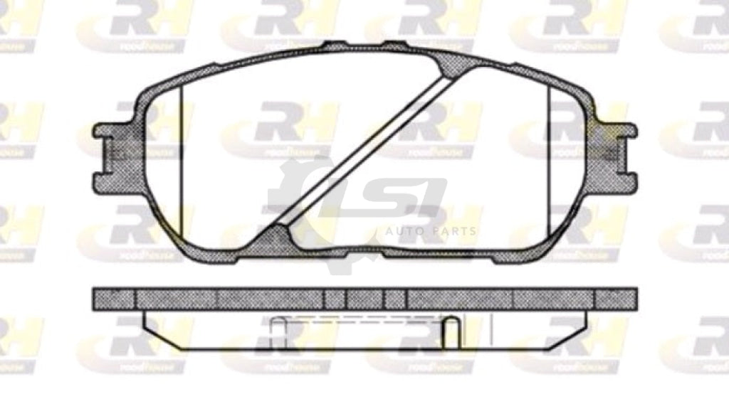 Front Bendix Brake Pads And Rotors Set For Toyota Tarago Acr30R 6/2003-2005 Disc Kit