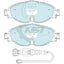 Front Bendix Euro Brake Pads And 288Mm Disc Rotors Set For Audi A3 8V 2013-2018 Kit
