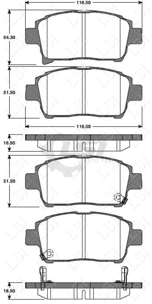 Front Bendix Gct Brake Pads And Disc Rotors Set For Toyota Prius 1.5 Nhw20 03-09 Kit
