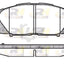 Front Bendix Gct Brake Pads Disc Rotors For Yaris Ncp90 Ncp91 Ncp93 Ncp130 06-17 Kit