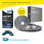 Front Bendix Hd Brake Pads And Disc Rotors Sets For Landcruiser 70 Hzj Fzj 90-99 Kit