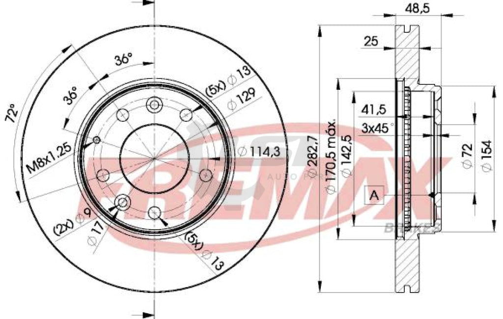 Front Brake Disc Rotors And Bendix Pads Set For Mazda 6 Gy 02-08 Kit