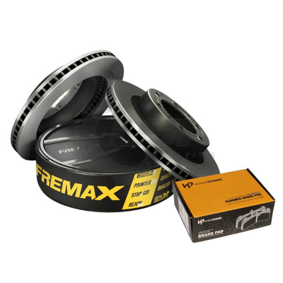 Front Brake Disc Rotors and Ceramic Brake Pads for Mazda 3 BM BN 13-19 280mm Disc Brake Kit