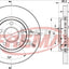 Front Brake Disc Rotors And Pads For Chrysler Neon 2.0 94-06 Kit