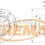 Front Brake Disc Rotors And Pads For Peugeot 406 1.6 1.8 (8B) 95-99 Kit