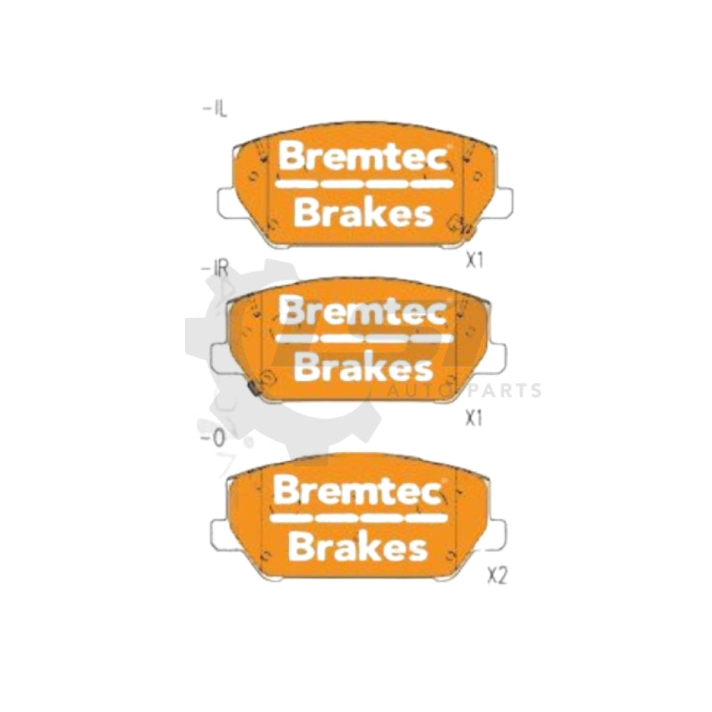 Front Brake Disc Rotors and Brake Pads set for Hyundai i30N PDe 2018-on Disc Brake Kit