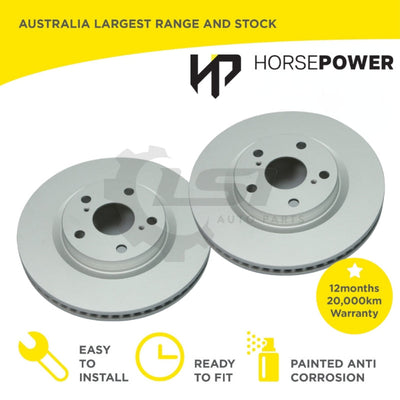 Front Brake Disc Rotors for Toyota AURION 3.5L GSV4OR V6 2006 -16 Brake Disc Rotors