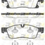 Front Brake Pads And Cross Drilled 375Mm Disc Rotors Set For Mb Ml350 12-15 W166 Kit
