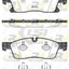 Front Brake Pads And Cross Drilled Disc Rotors Set For Mb Ml250 12-15 W166 Kit