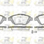 Front Brake Pads And Disc Rotors For Citroen C3 1.6 2011-On Kit