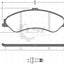 Front Brake Pads And Disc Rotors For Ford Falcon Au2 Au3 Kit