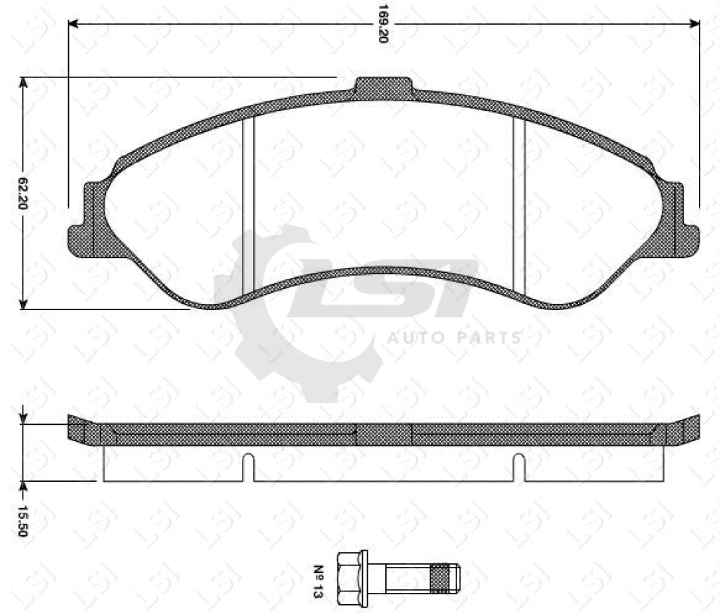 Front Brake Pads And Disc Rotors For Ford Falcon Au2 Au3 Kit