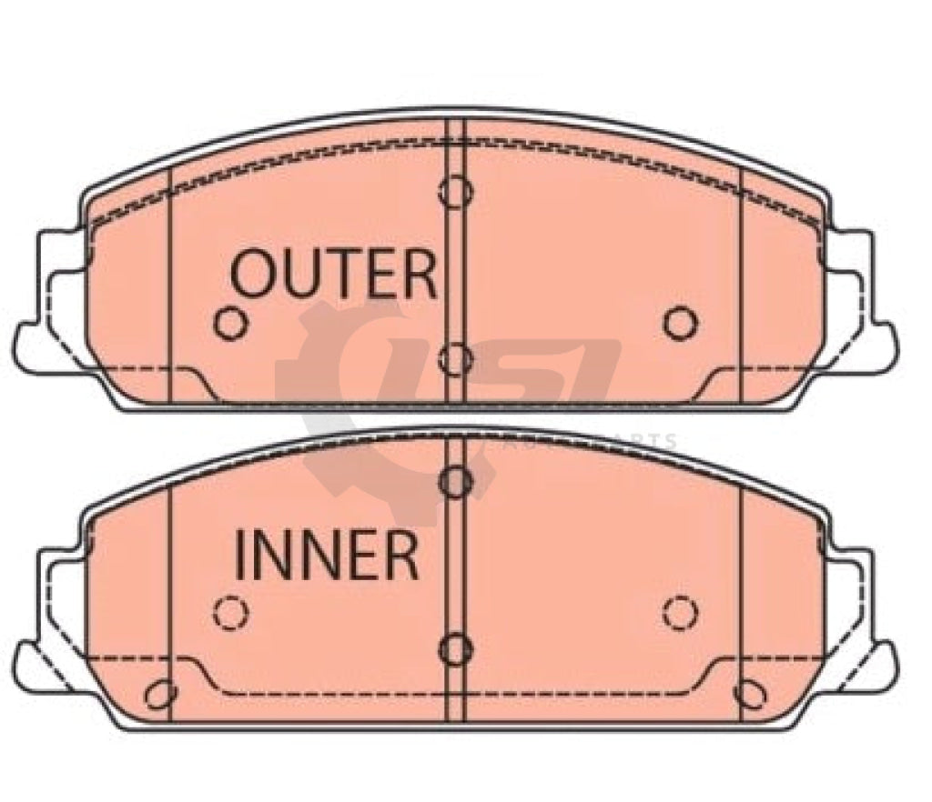 Front Brake Pads And Disc Rotors For Holden Berlina Ve 2006-2013 Kit