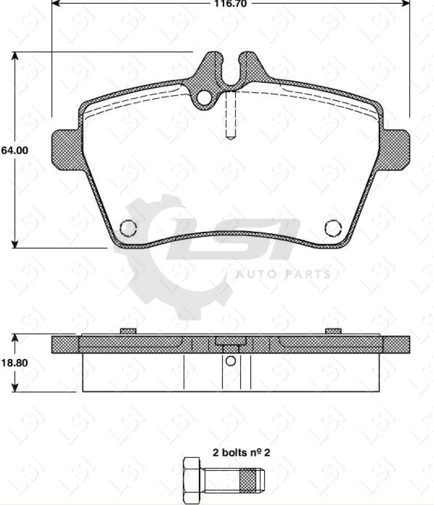 Front Brake Pads And Disc Rotors For Mercedes Benz B180 B180Cdi W245 06-12 288Mm Kit
