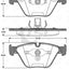 Front Brake Pads And Disc Rotors Set For Bmw 530D E60 3.0 2005 -09 Kit