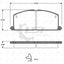 Front Brake Pads And Disc Rotors Set For Corolla Ae101 1994-00 Akebono Caliper Kit