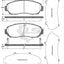 Front Brake Pads And Disc Rotors Set For Honda Crv 2.0 2.4L 2.2D 2005 - 08 Kit