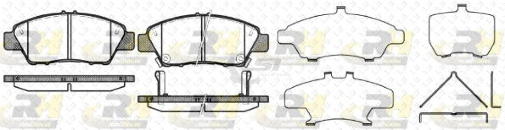 Front Brake Pads And Disc Rotors Set For Honda Jazz 1.5 Gk Gf 2014-2021 Kit