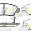 Front Brake Pads And Disc Rotors Set For Honda Jazz 1.5 Gm 2014-2021 Kit