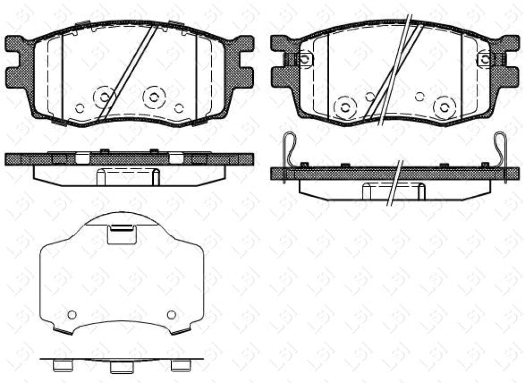 Front Brake Pads And Disc Rotors Set For Kia Rio Jb 2005-2011 Kit
