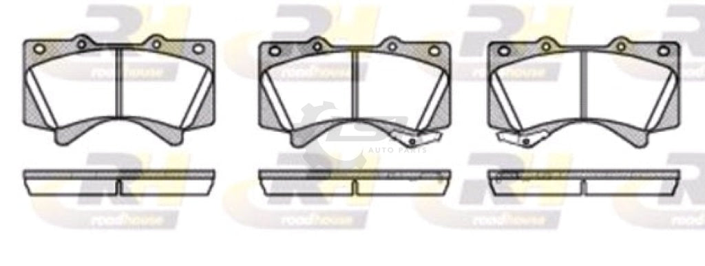 Front Brake Pads And Disc Rotors For Landcruiser 200 Uzj200 Vdj200 Urj202 Grj200 Kit