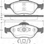 Front Brake Pads And Disc Rotors Set For Mazda Mazda 2 1.5 Dy 2003 -2008 Kit