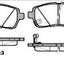 Front Brake Pads And Disc Rotors Set For Mazda 2 De 2007 - Kit