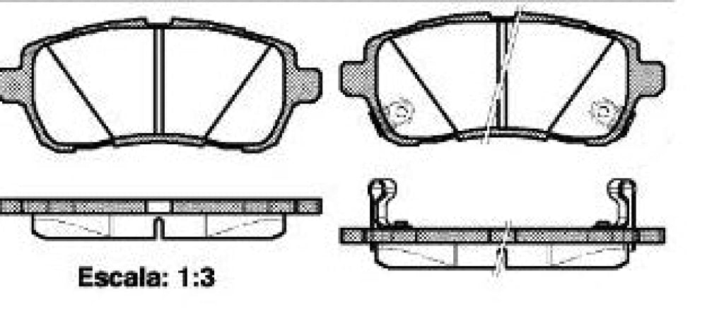 Front Brake Pads And Disc Rotors Set For Mazda 2 De 2007 - Kit