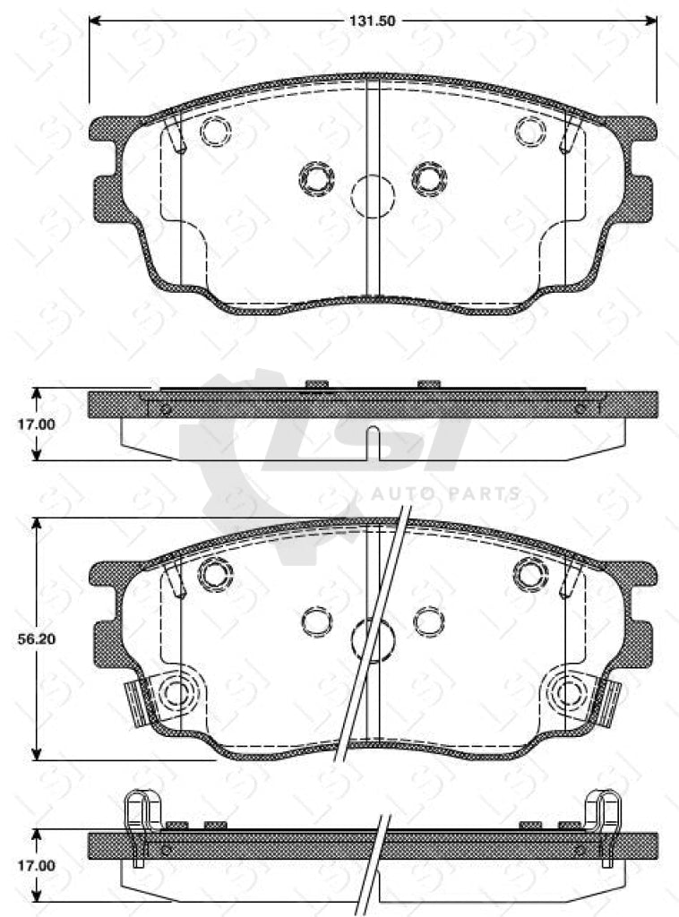 Front Brake Pads And Disc Rotors Set Kit