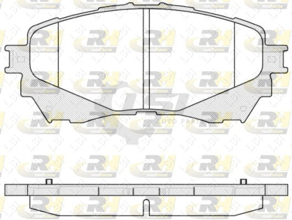 Front Brake Pads And Disc Rotors Set Mazda 6 Gj 2.5 12/2012-09/2016 Kit