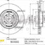 Front Brake Pads And Disc Rotors Set For Mb Ml350 12-15 W166 Non-Amg Package Kit