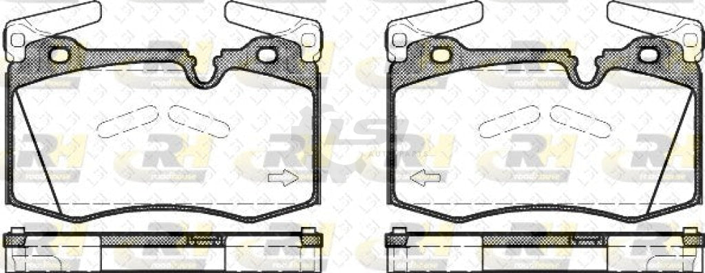 Front Brake Pads and Disc Rotors Set for Mini Cooper R56 1.6L 08/2008-09/2010 JCW 316mm Disc Brake Kit