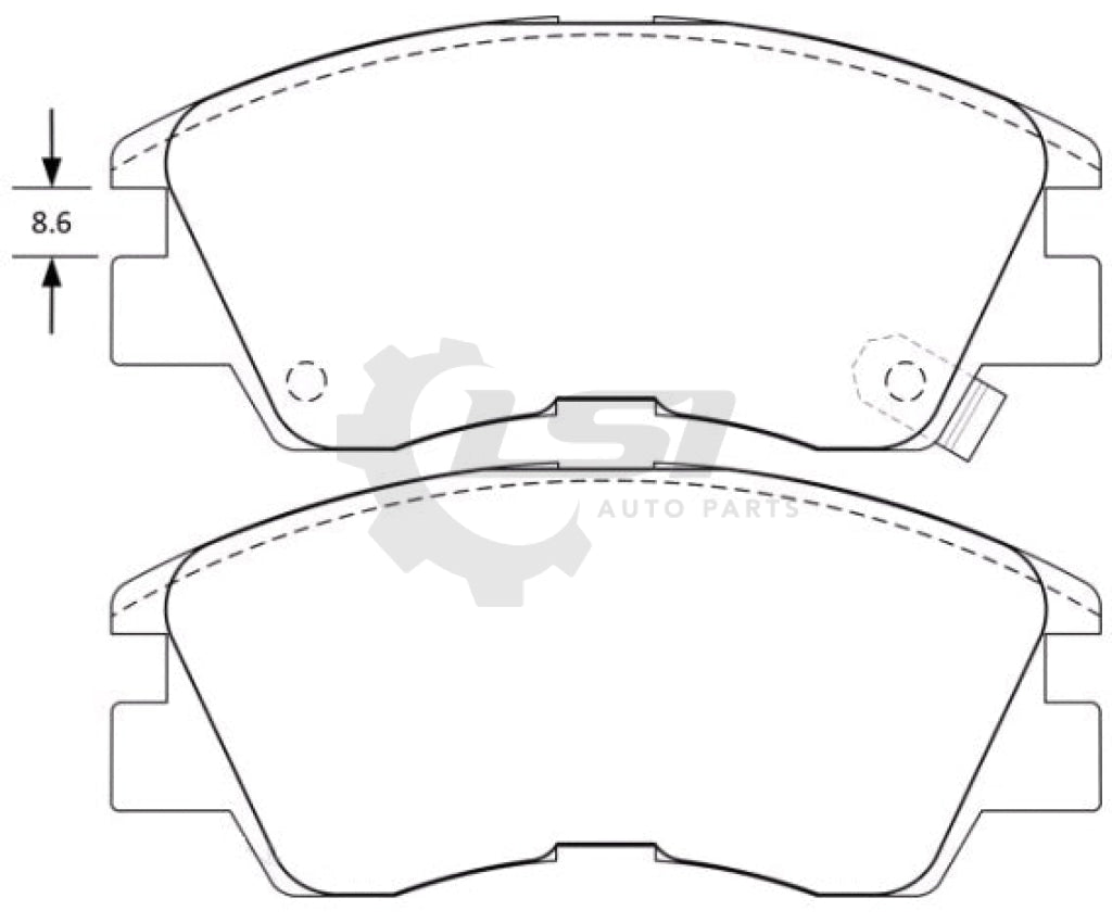 Front Brake Pads And Disc Rotors Set For Mitsubishi Triton Mh Mj 4Wd 1990 - 96 Kit