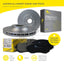 Front Brake Pads And Disc Rotors Set For Nissan Tiida 1.8L Thailand Model 06-13 Kit
