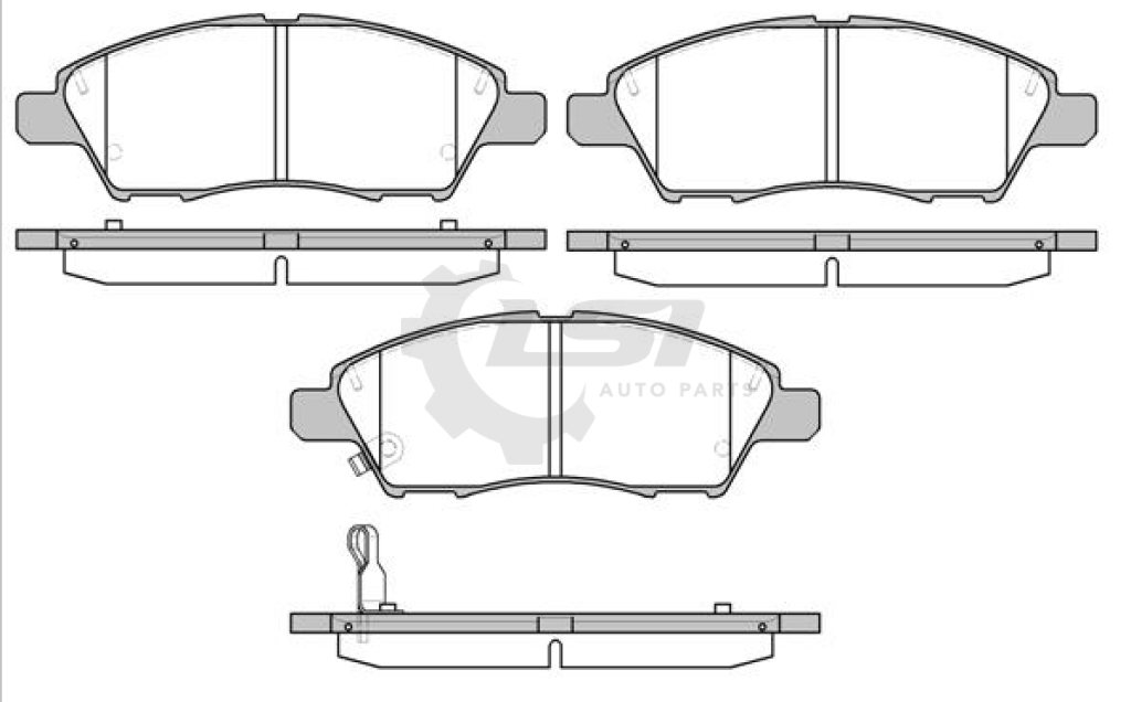 Front Brake Pads And Disc Rotors Set For Nissan Tiida 1.8L Thailand Model 06-13 Kit