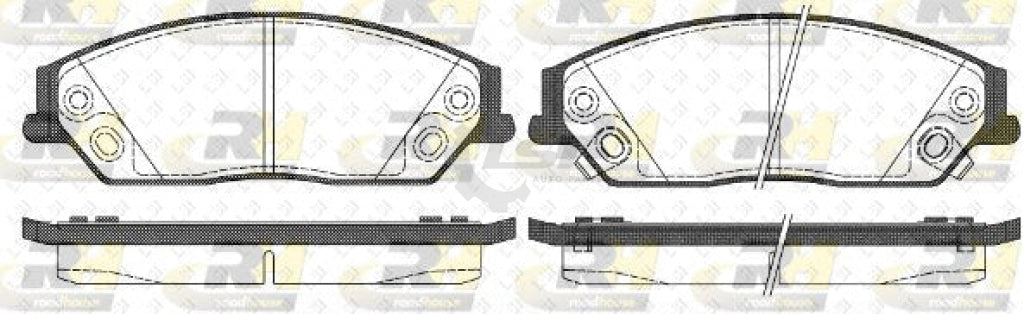 Front Brake Pads And Disc Rotors Set For Toyota Camry Acv40R 2006-2011 Kit