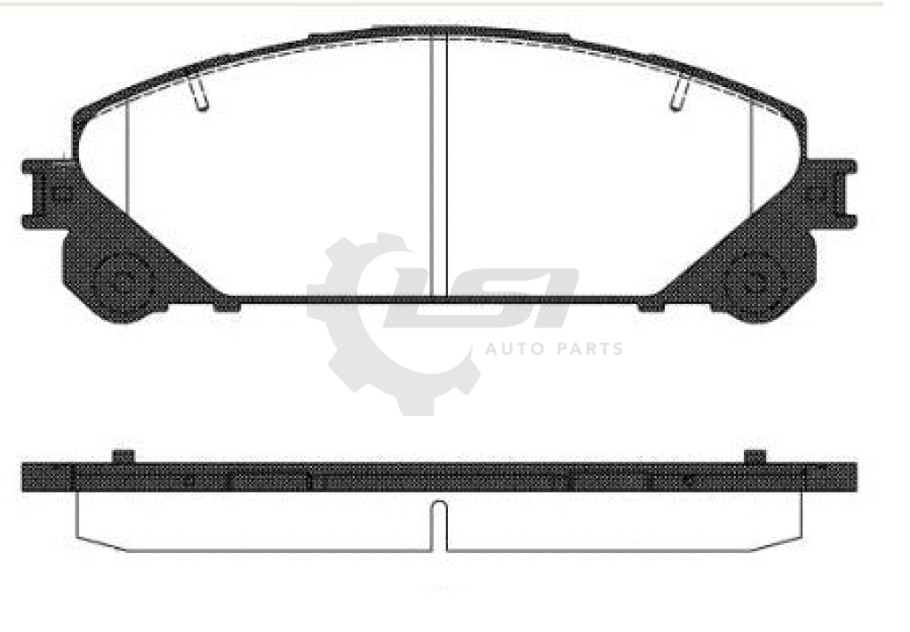 Front Brake Pads And Disc Rotors Set For Toyota Kluger Gsu40R Gsu45R 07-14 Kit