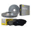 Front Brake Pads and Disc Rotors Set Disc Brake Kit