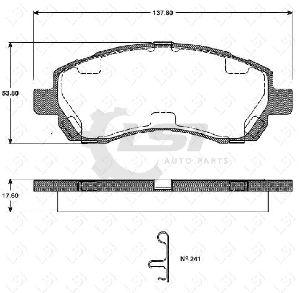 Front Brake Pads And Disc Rotors Set Suits Subaru Impreza 96-00 260Mm Kit