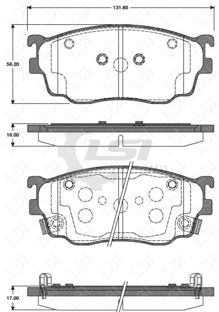 Front Brake Pads And Rotors Set For Mazda Premacy 2.0L 2002 - 03 Disc Kit