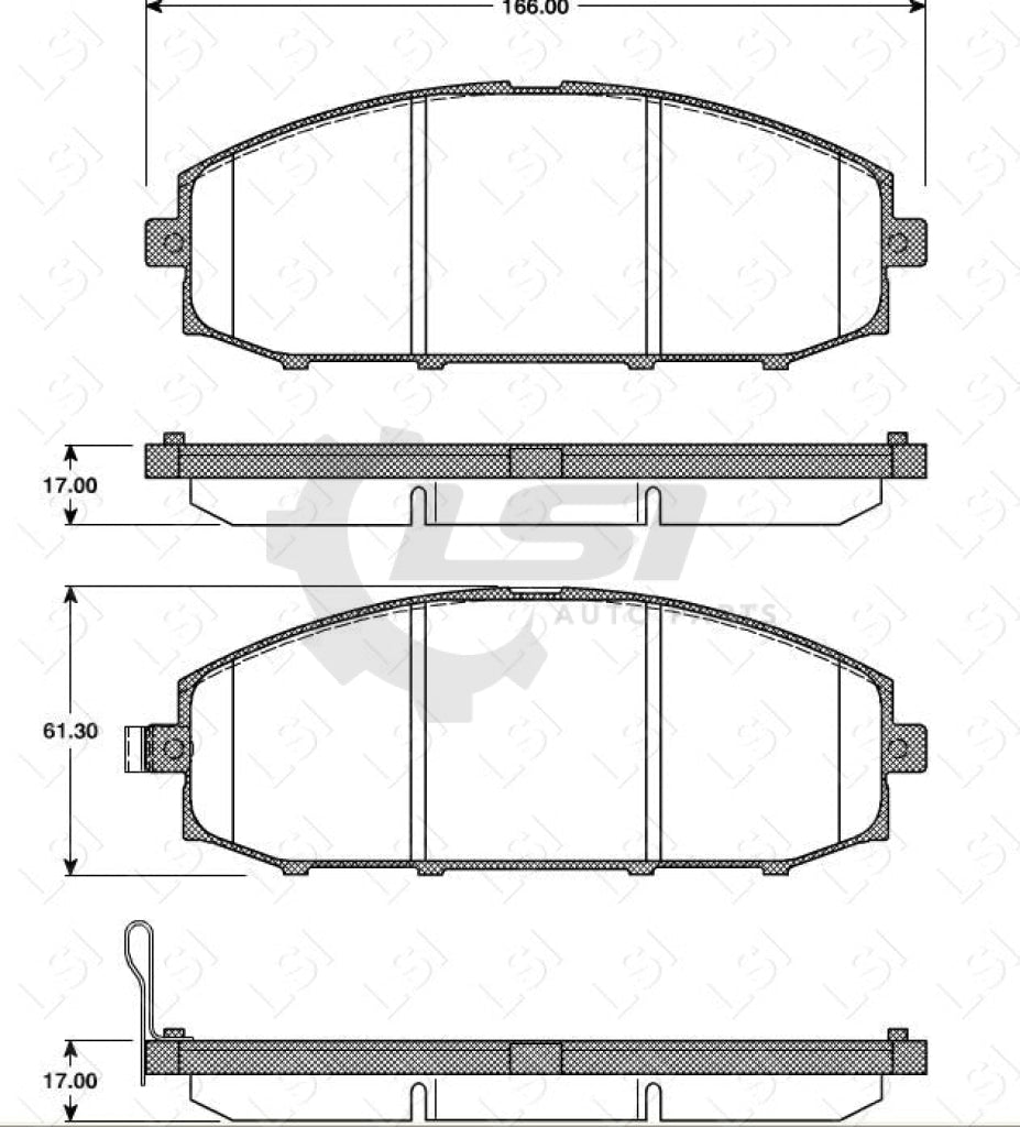 Front Brake Pads And Rotors Set For Nissan Patrol 4.8L Gu Y61 2002 - 12 Disc Kit
