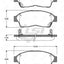 Front Brake Pads And Rotors Set For Toyota Camry 2.2L Sdv10 4Cyl 1993 - 97 Disc Kit