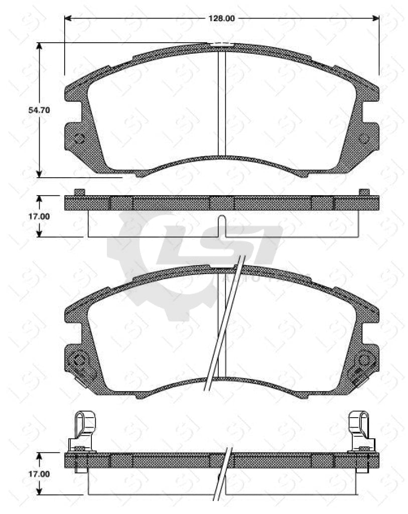 Front Brake Pads And Rotors Set Suits Subaru Impreza 1.6 2.0 Awd 1996 - Disc Kit