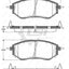 Front Brake Pads And Rotors Set Suits Subaru Liberty Legacy 2003-On 100Mm Pcd Disc Kit